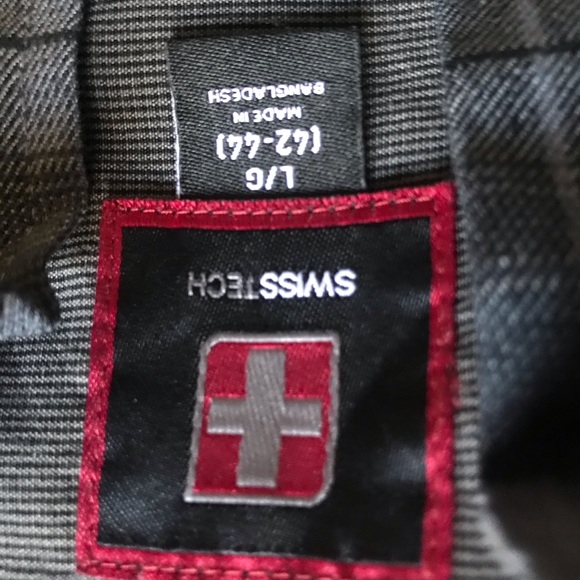 Black\Grey men’s flannel button up - Picture 3 of 8